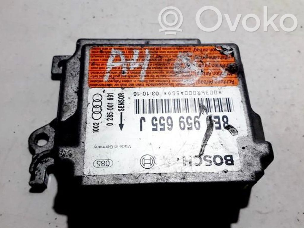 Audi A4 S4 B6 8E 8H Centralina/modulo airbag 