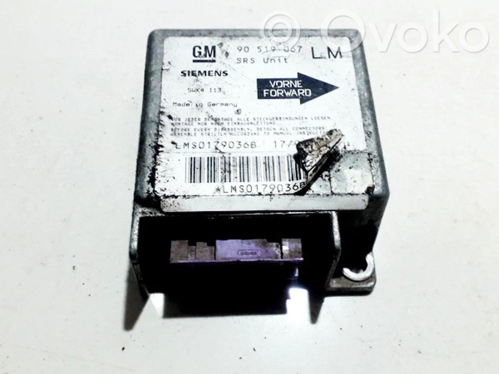 Opel Astra F Centralina/modulo airbag 