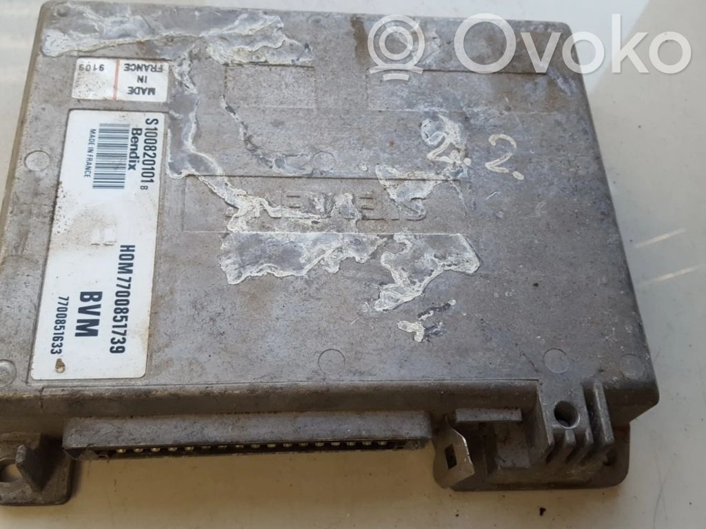 Unidad de control/módulo del motor   7700851633,S100820101,7700851633,S100820101