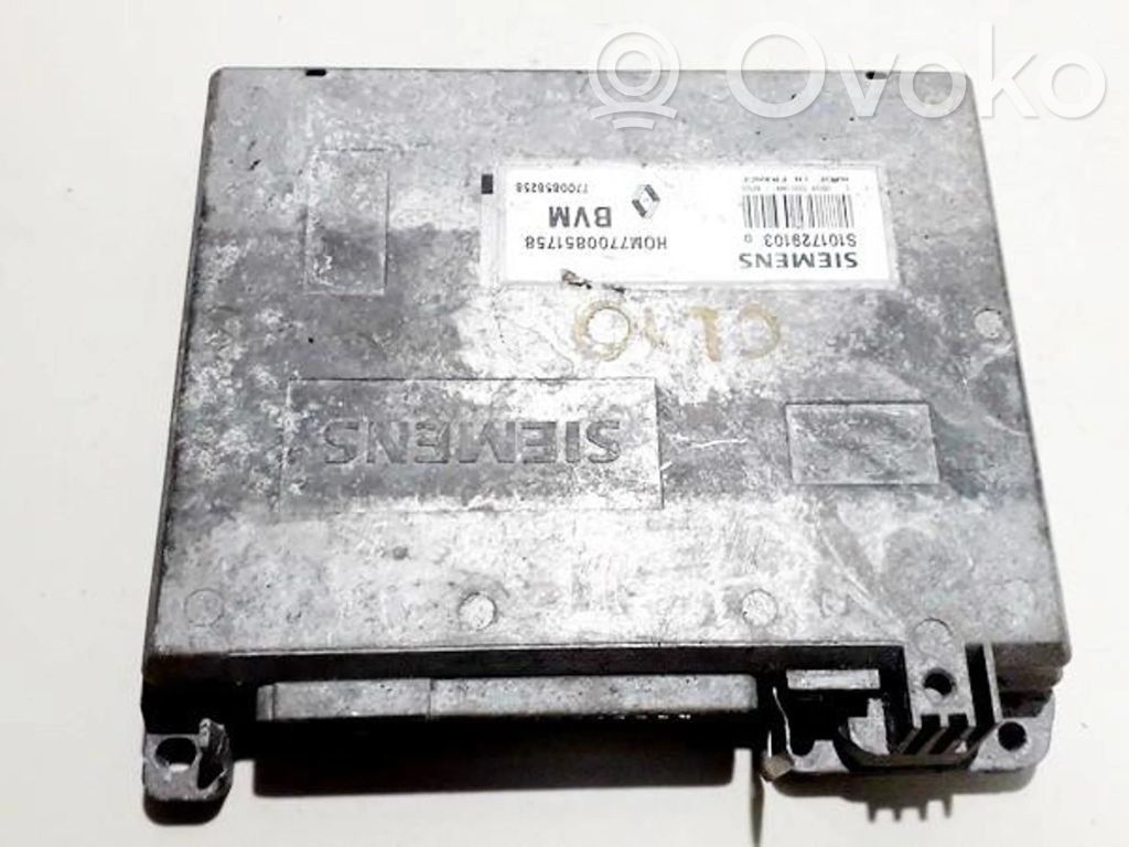 Engine control unit/module   S101729103,HOM7700851758,HOM7700851758,S101729103