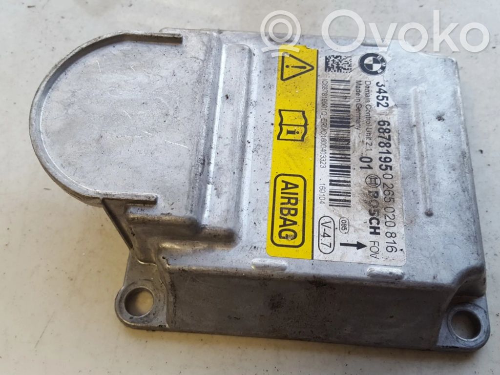 BMW X5 F15 Sterownik / Moduł Airbag 