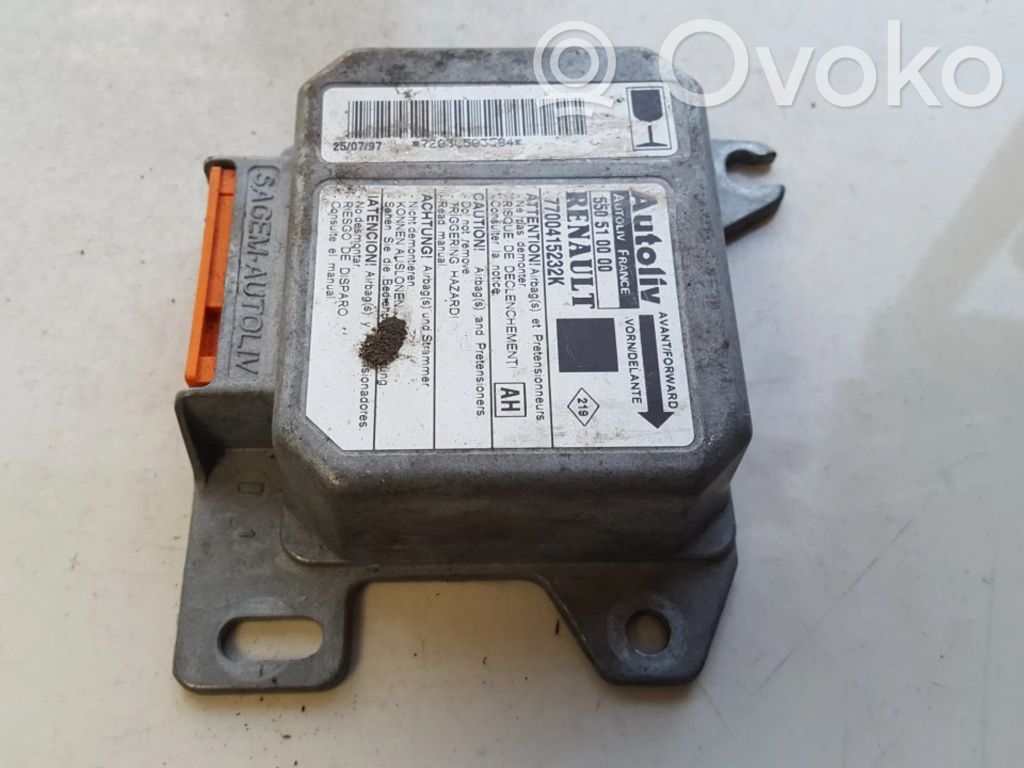 Renault Scenic I Unitate/modul de comandă airbaguri 