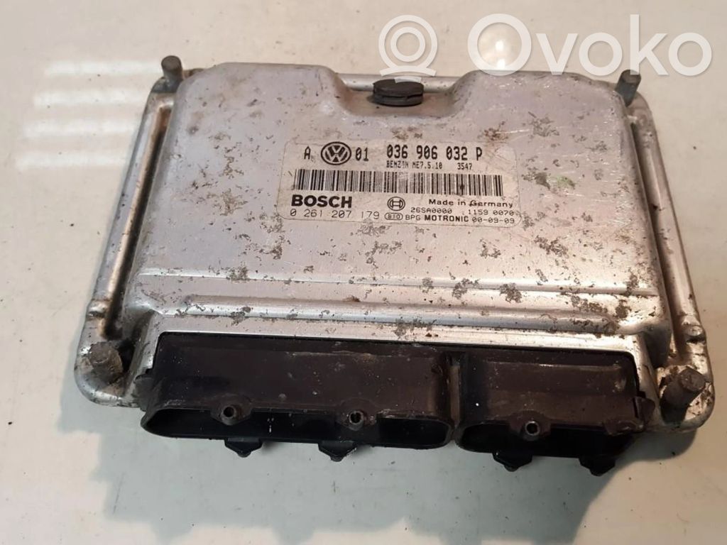 Unidad de control/módulo del motor   036906032P,0261207179,0261207179,036906032P