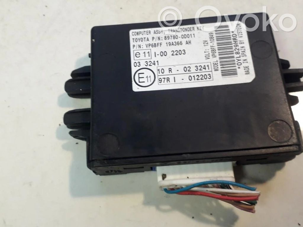 Toyota Yaris Alte unități/module de control 