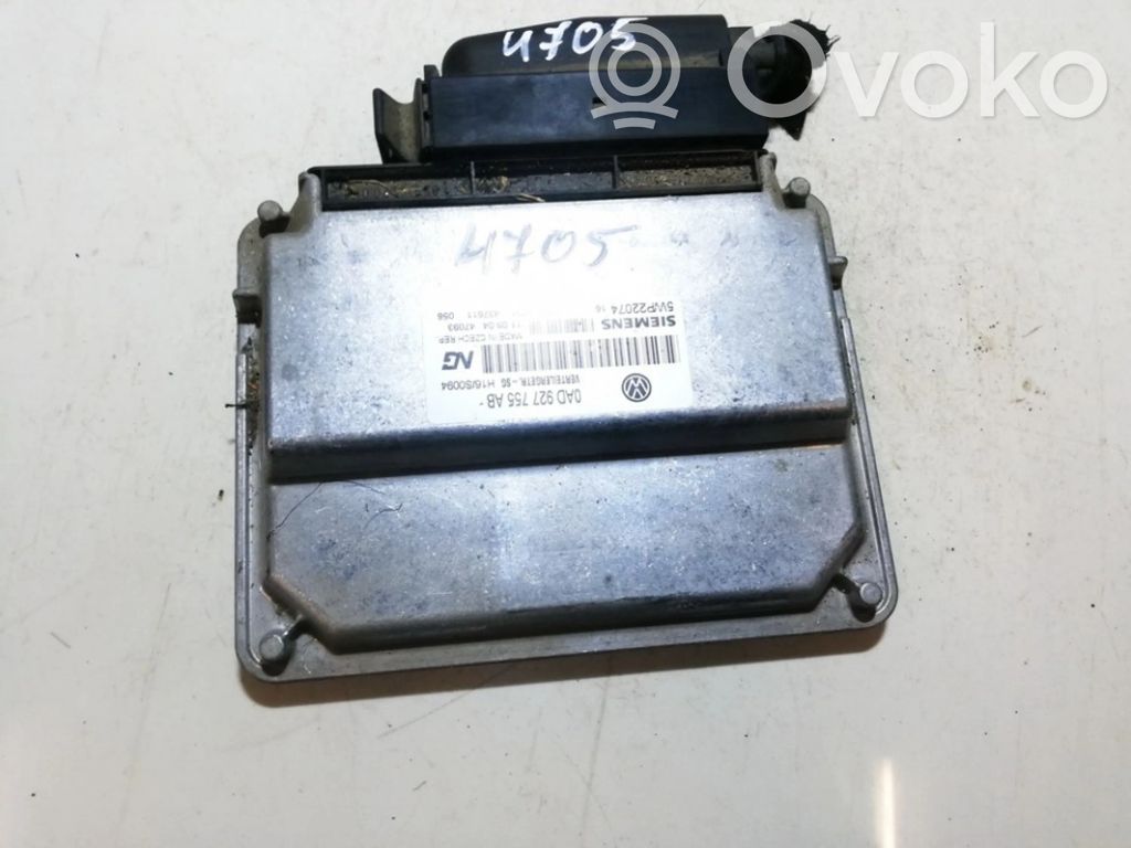 Volkswagen Touareg I Sterownik / Moduł skrzyni biegów 