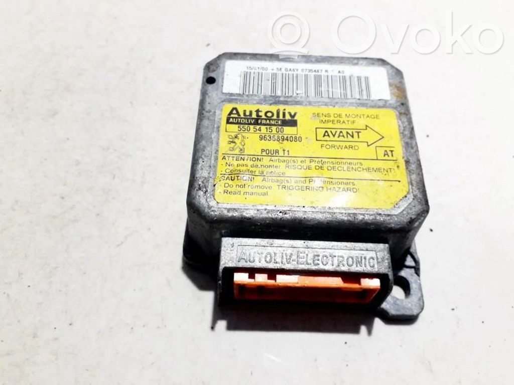Centralina/modulo airbag   550541500,9636894080,0735487,550541500,9636894080,GA6Y