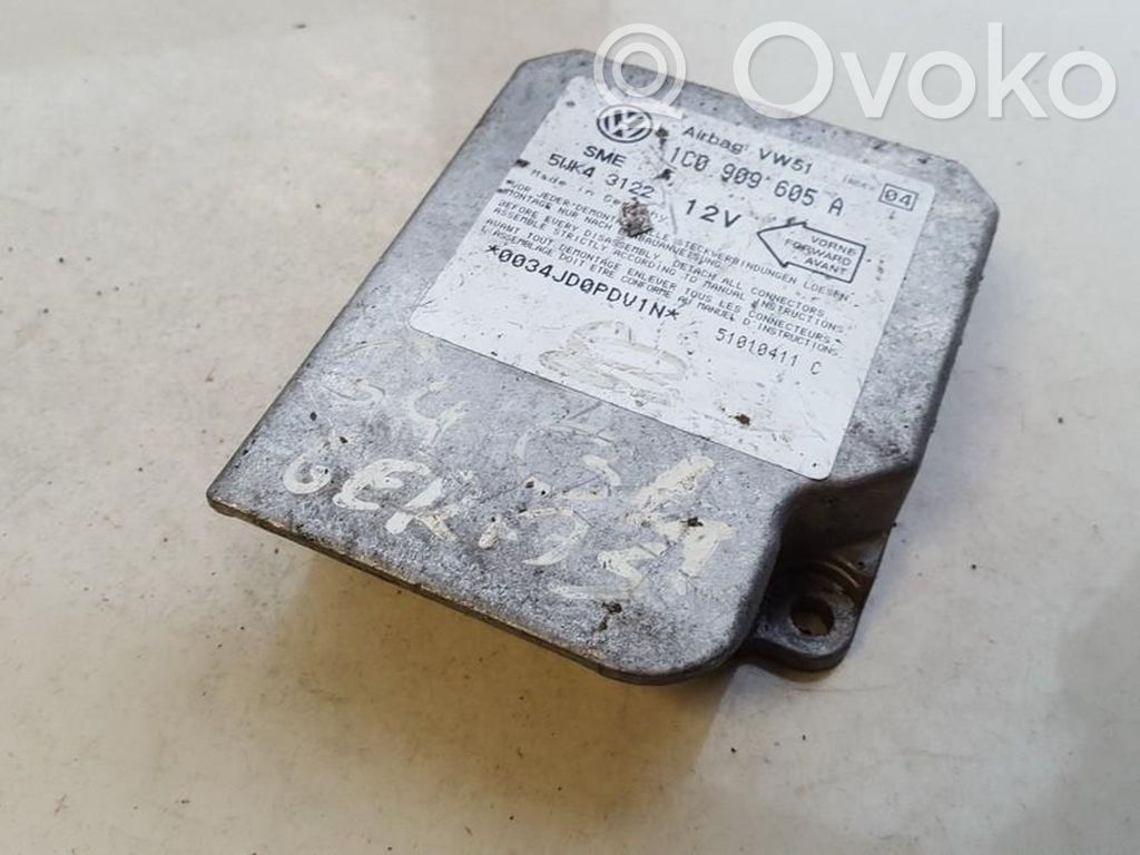 Sterownik / Moduł Airbag   1C0909605A,5WK43122,1C0909605A5WK43122,1C0909605A,5WK43122