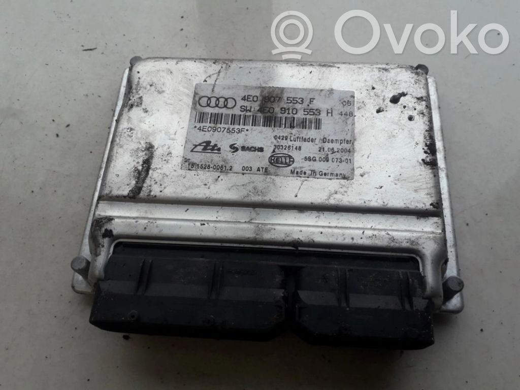 Audi A8 S8 D3 4E Centralina sospensioni pneumatiche (posteriore) 