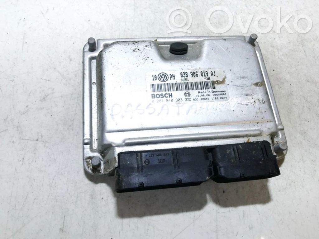 Engine control unit/module   038906019AJ,0281010303,0281010303,038906019AJ,086181120,28SA4602