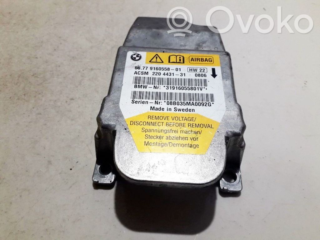 Module de contrôle airbag   6577916055801,220443131,08B035MA0092G,31916055801V,443131,6577916055801