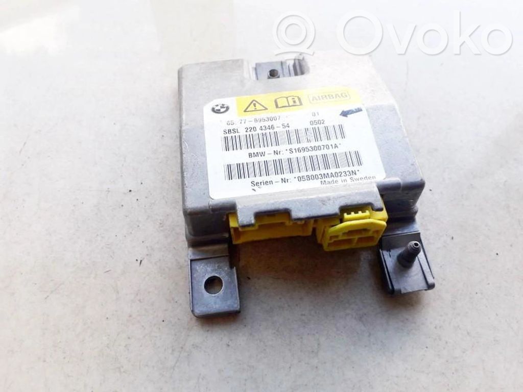 Airbag control unit/module   65776953007,220434654,05B003MA0233N,434654,65776953007,S165300701A