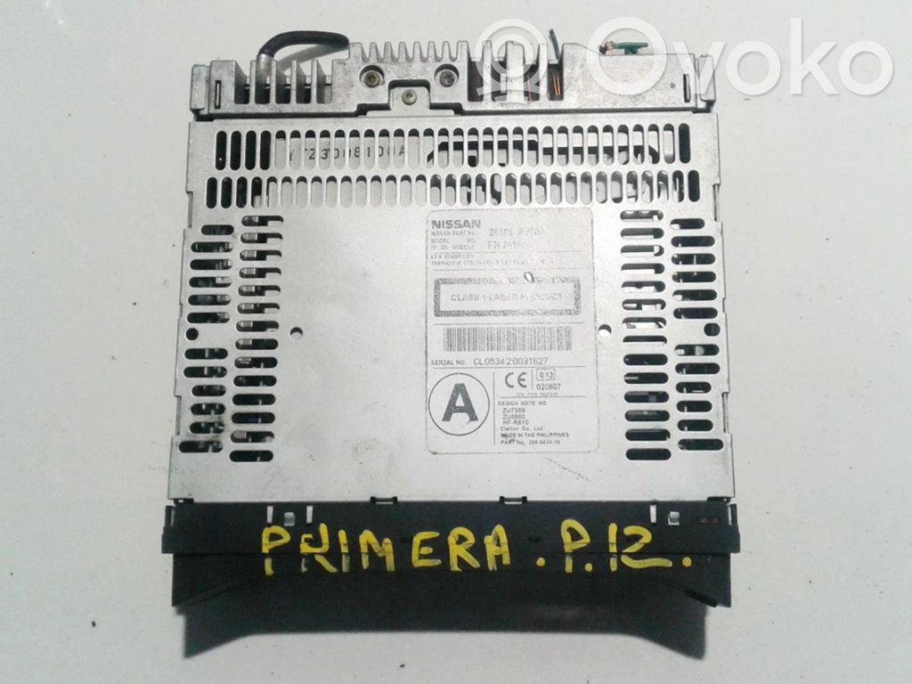 Nissan Primera Unità di navigazione lettore CD/DVD 
