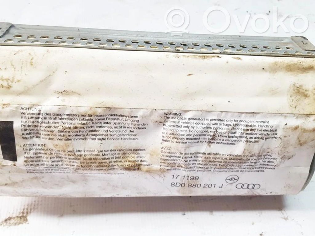 Audi A4 S4 B5 8D Poduszka powietrzna Airbag pasażera 