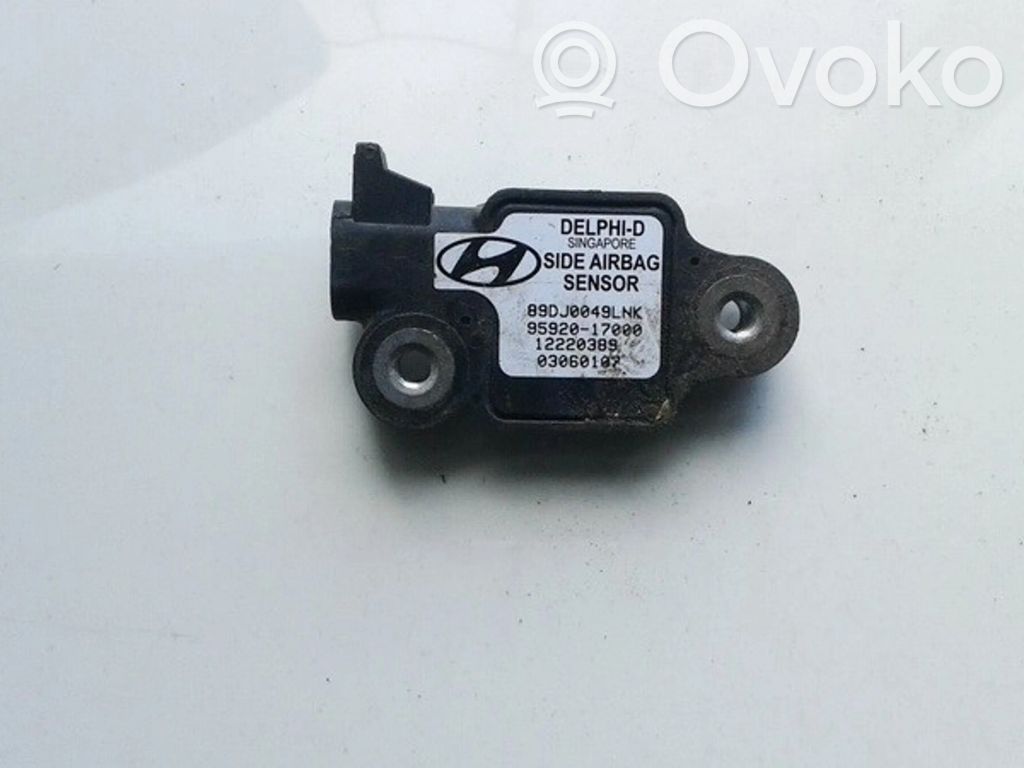 Hyundai Matrix Sensore d’urto/d'impatto apertura airbag 