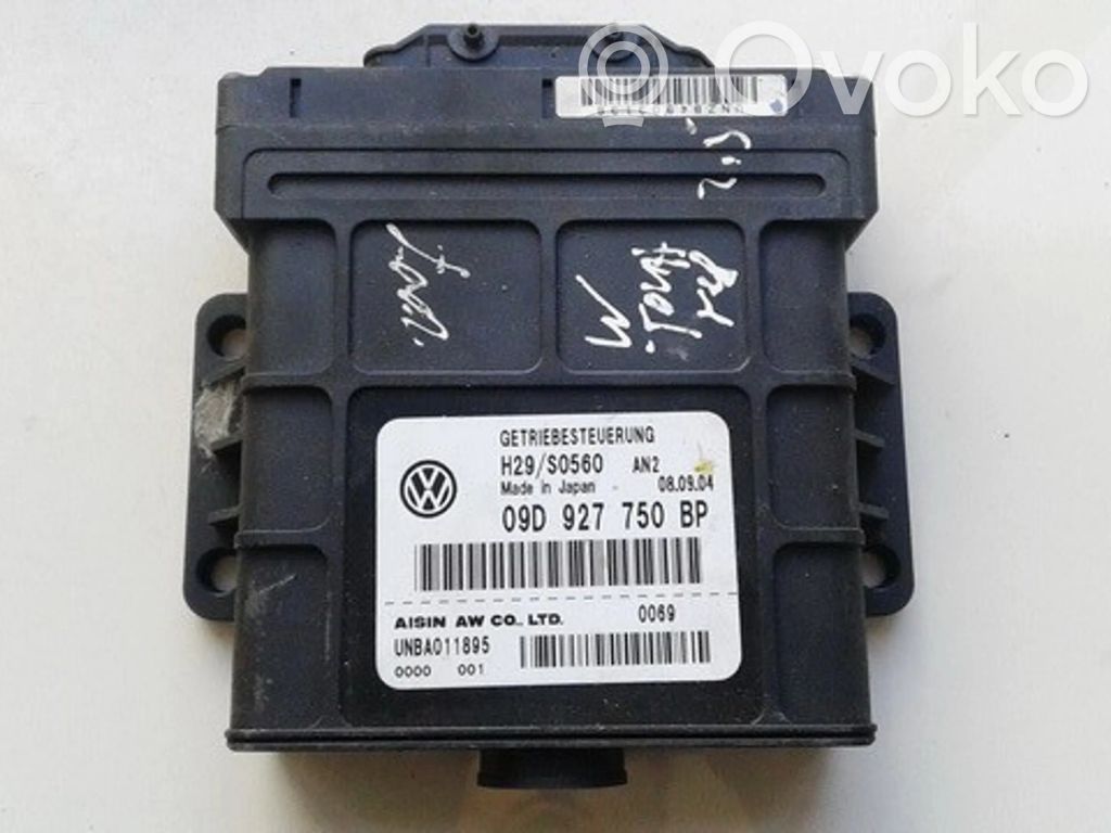 Sterownik / Moduł skrzyni biegów   09D927750BP,UNBA011895,09D927750BP,UNBA011895