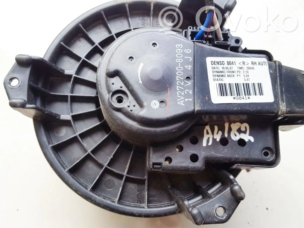 Toyota Auris 150 Ventola riscaldamento/ventilatore abitacolo 