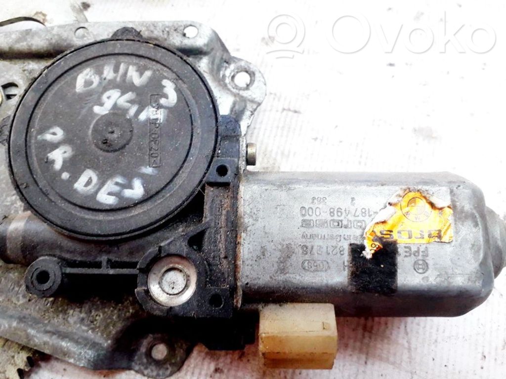 BMW 3 E36 Priekšpusē loga pacēlāja motoriņš 