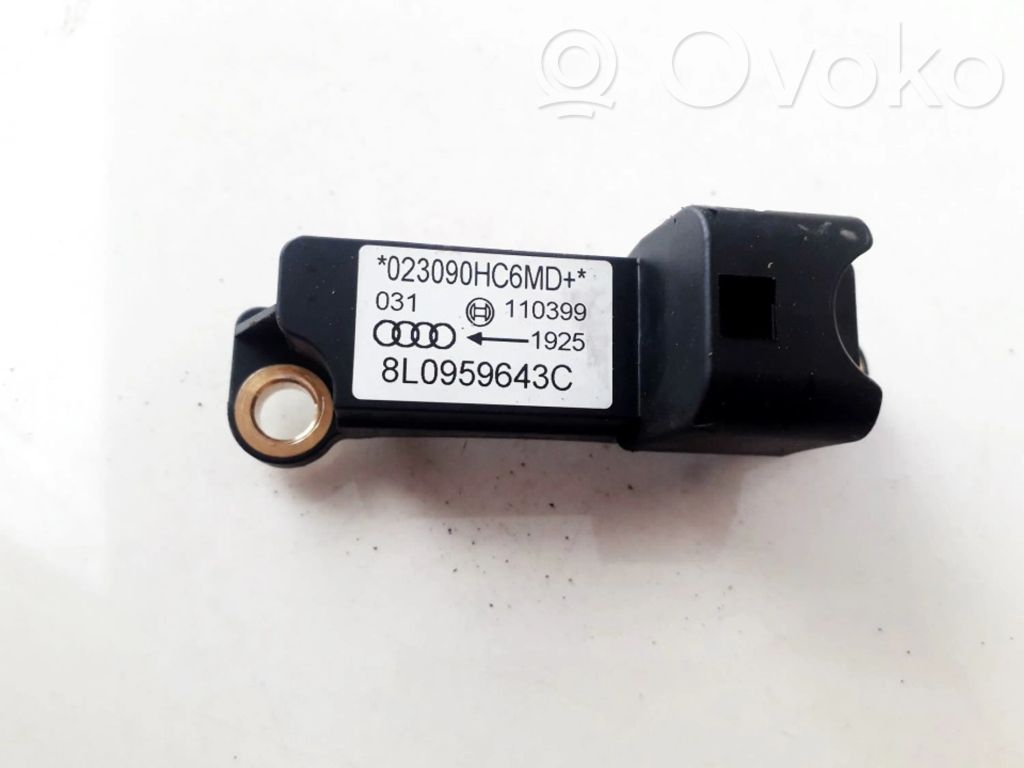 Audi A3 S3 8L Sensor impacto/accidente para activar Airbag 