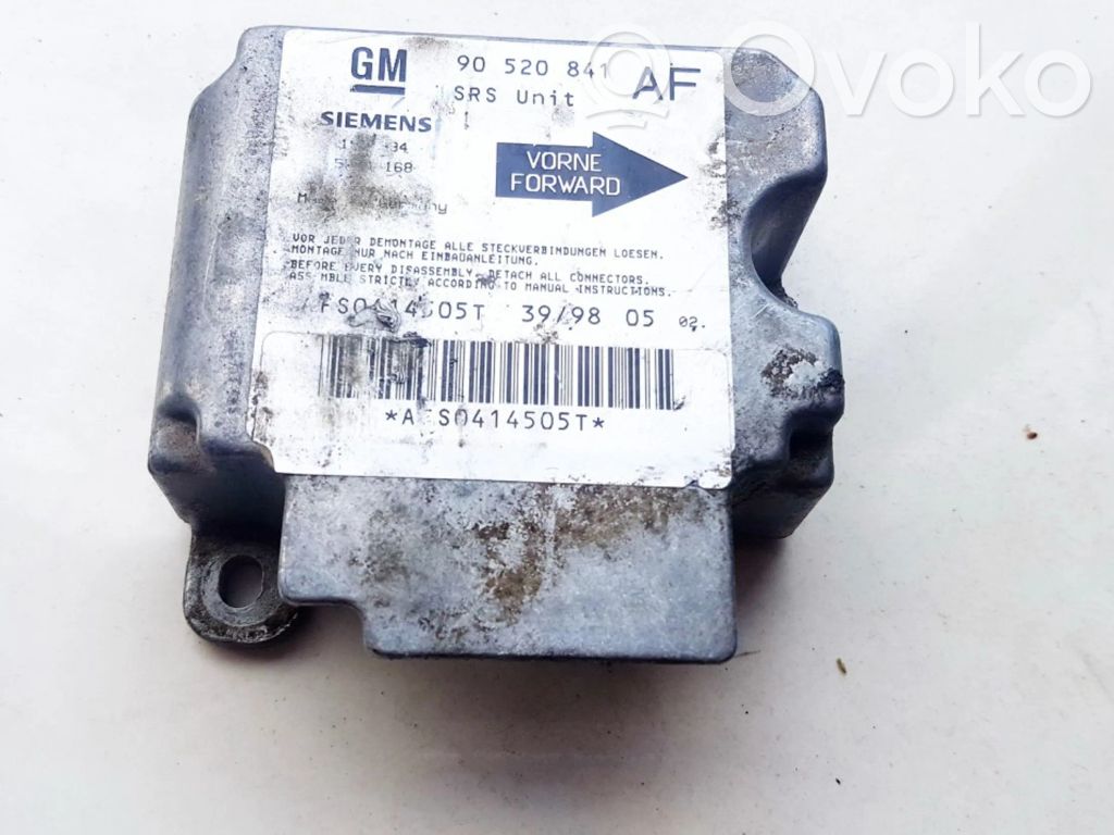 Opel Astra G Unitate/modul de comandă airbaguri 