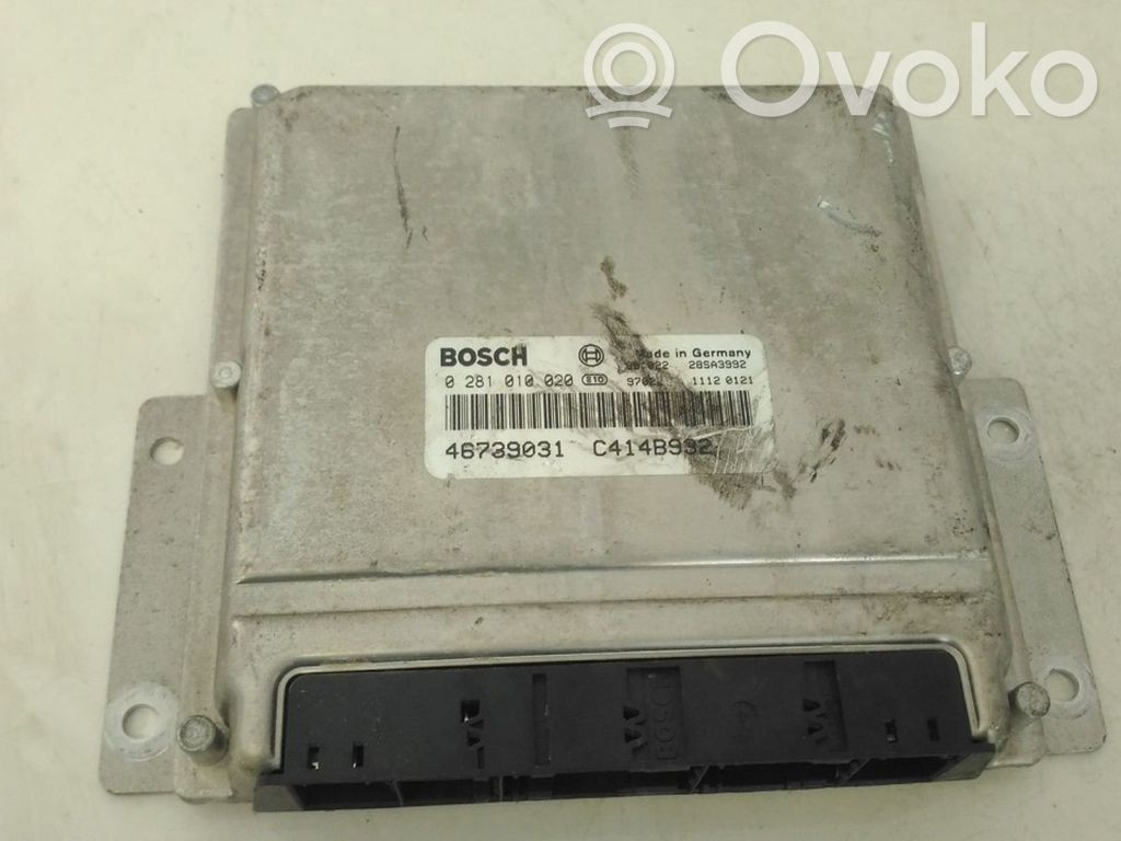 Engine control unit/module   0281010020,46739031,0281010020,46739031,C414B932