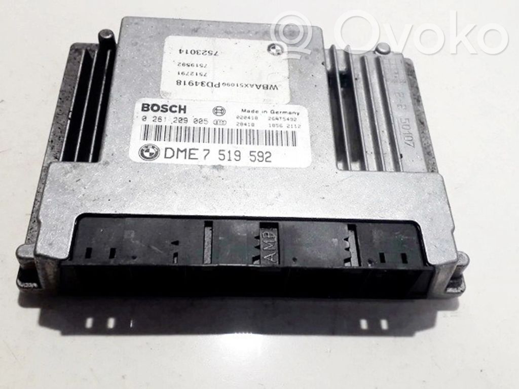 Moottorin ohjainlaite/moduuli   7519592,0261209005,1856,2112,26RT5492,7519592