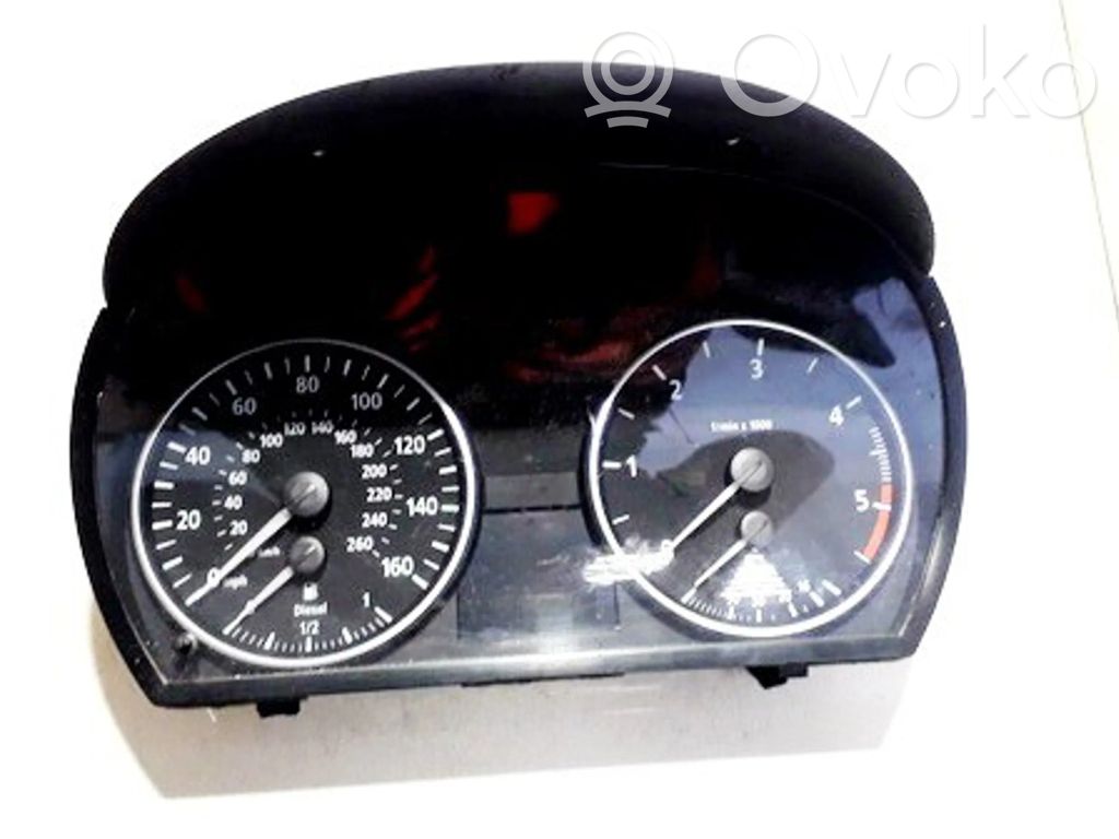 BMW 3 E90 E91 Speedometer (instrument cluster) 