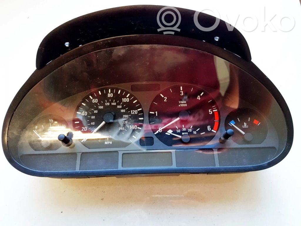 BMW 3 E46 Spidometrs (instrumentu panelī) 