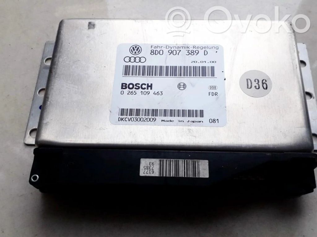 Unidad de control/módulo del ABS   8D0907389D,0265109463,0265109463,8D0907389D
