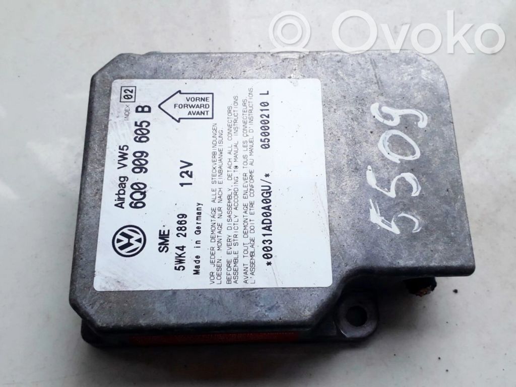 Unidad de control/módulo del Airbag   6Q0909605B,5WK42869,5WK42869,6Q0909605B