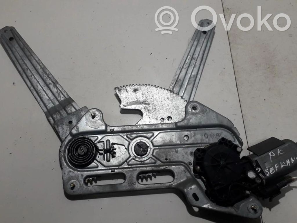 Regulador con motor de la ventanilla de la puerta corredera