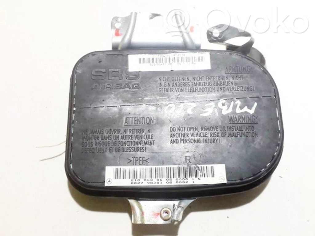 Mercedes-Benz E W210 Poduszka powietrzna Airbag drzwi przednich 