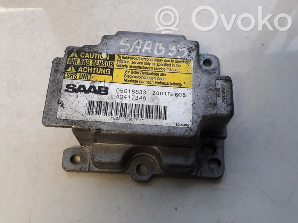 Module de contrôle airbag   05018833,2001FEB0708,05018833,2001FEB0708