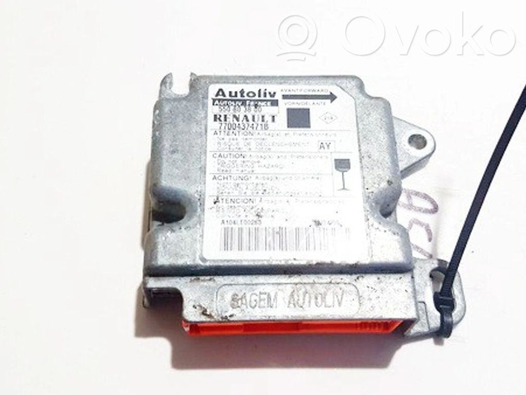 Centralina/modulo airbag   7700437471B,550803800,7700437471B