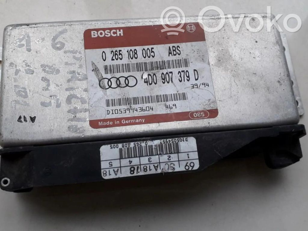 ABS-Steuergerät   4D0907379D,0265108005,0265108005,4D0907379D
