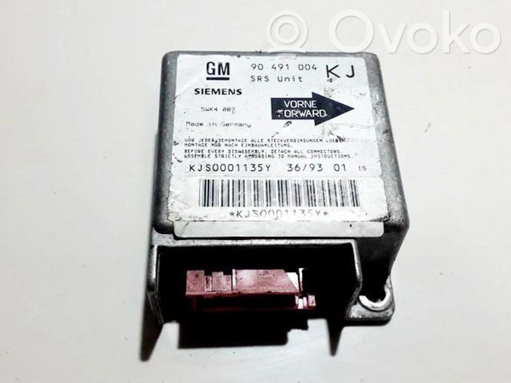 Unidad de control/módulo del Airbag   90491004,5WK4087,5WK4,90491004