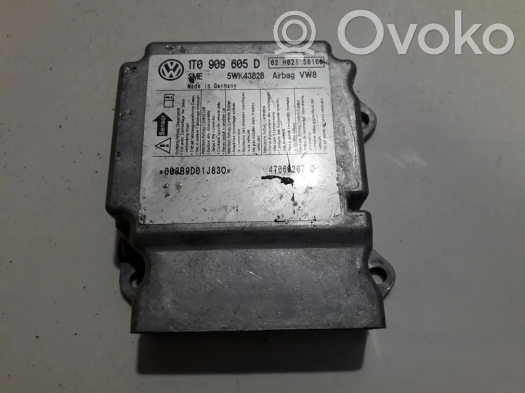 Volkswagen Touran I Centralina/modulo airbag