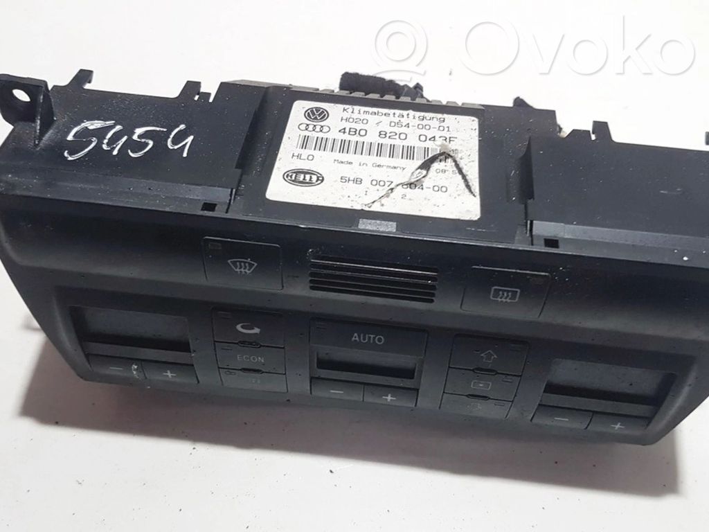 Climate control unit   4B0820043F,D540001,4B0820043F,D540001
