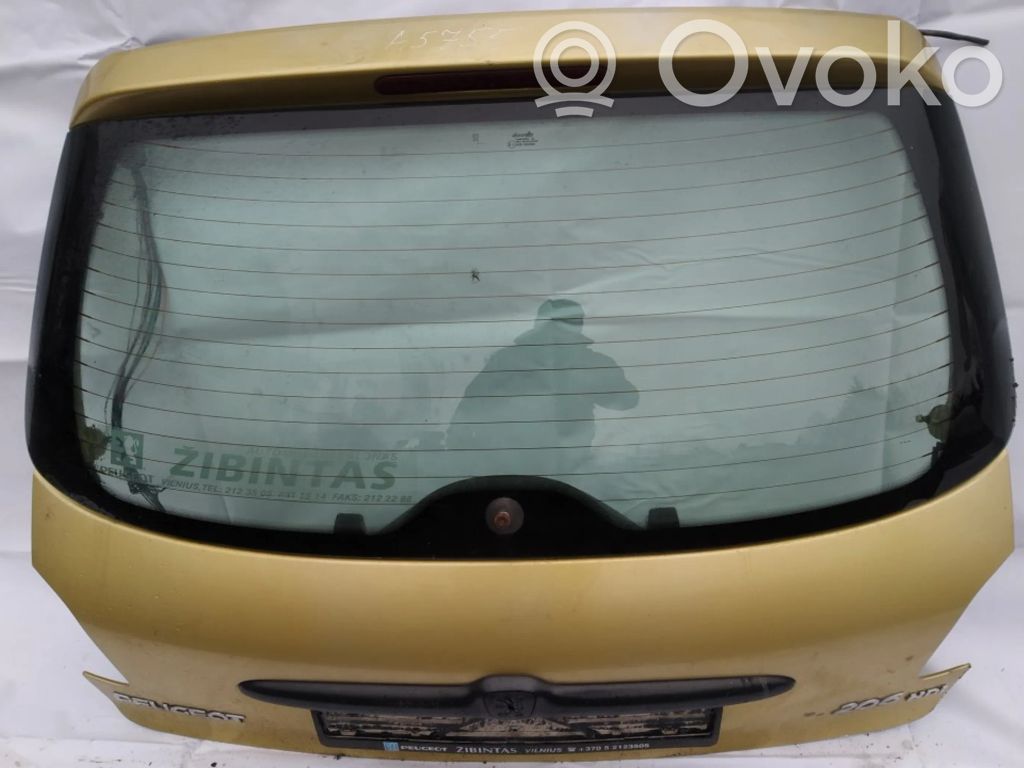 Peugeot 206 Couvercle de coffre 