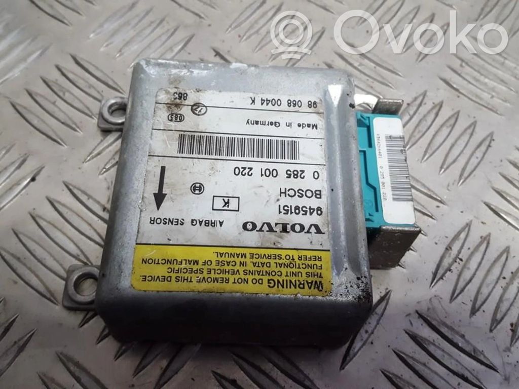 Volvo S70  V70  V70 XC Centralina/modulo airbag 