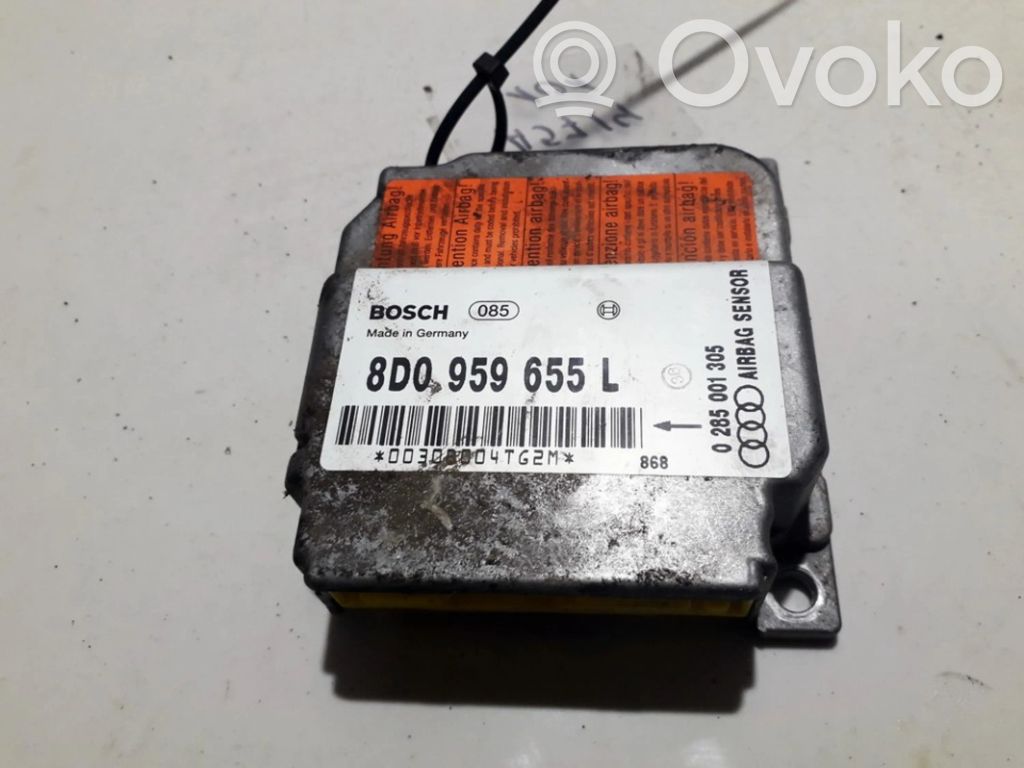 Unidad de control/módulo del Airbag   8D0959655L,0285001305,0285001305,8D0959655L