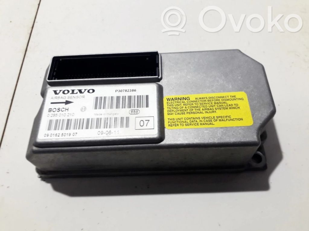Centralina/modulo airbag   P30782386,0285010210,0285010210,090162501907,P30782386