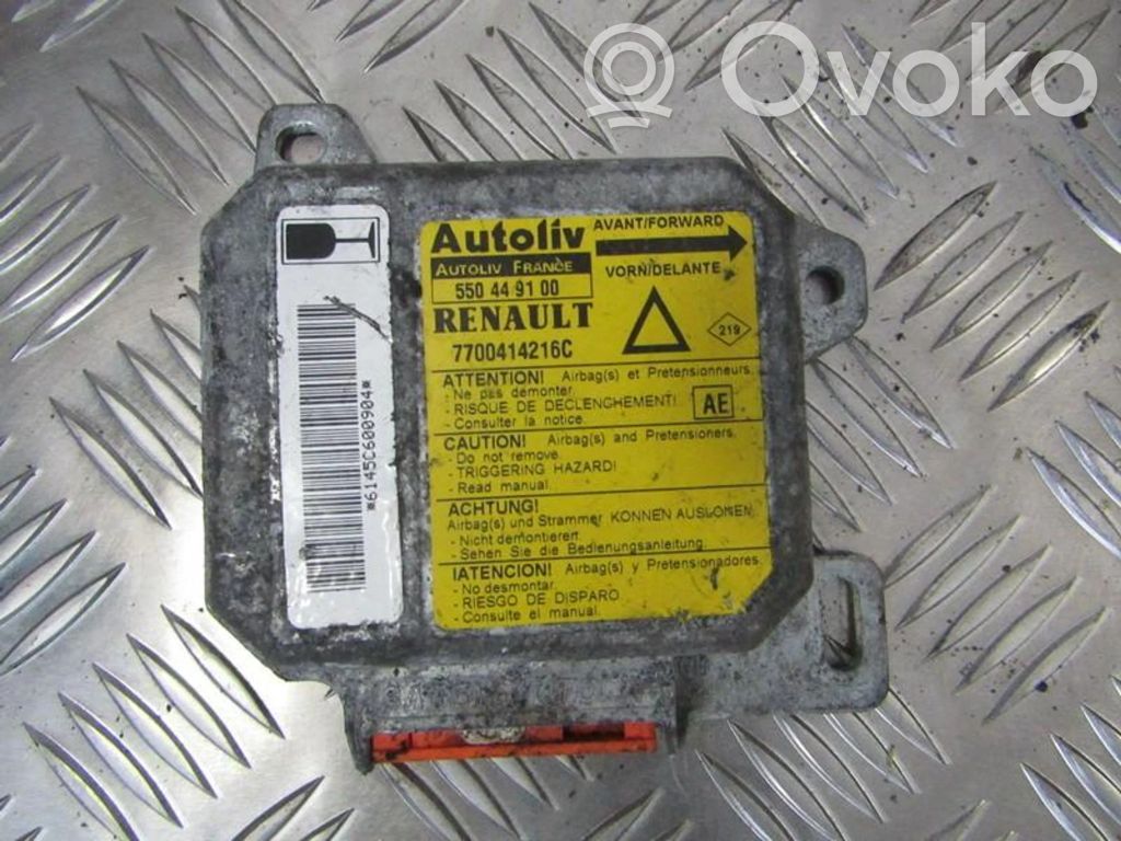 Renault Laguna I Centralina/modulo airbag 