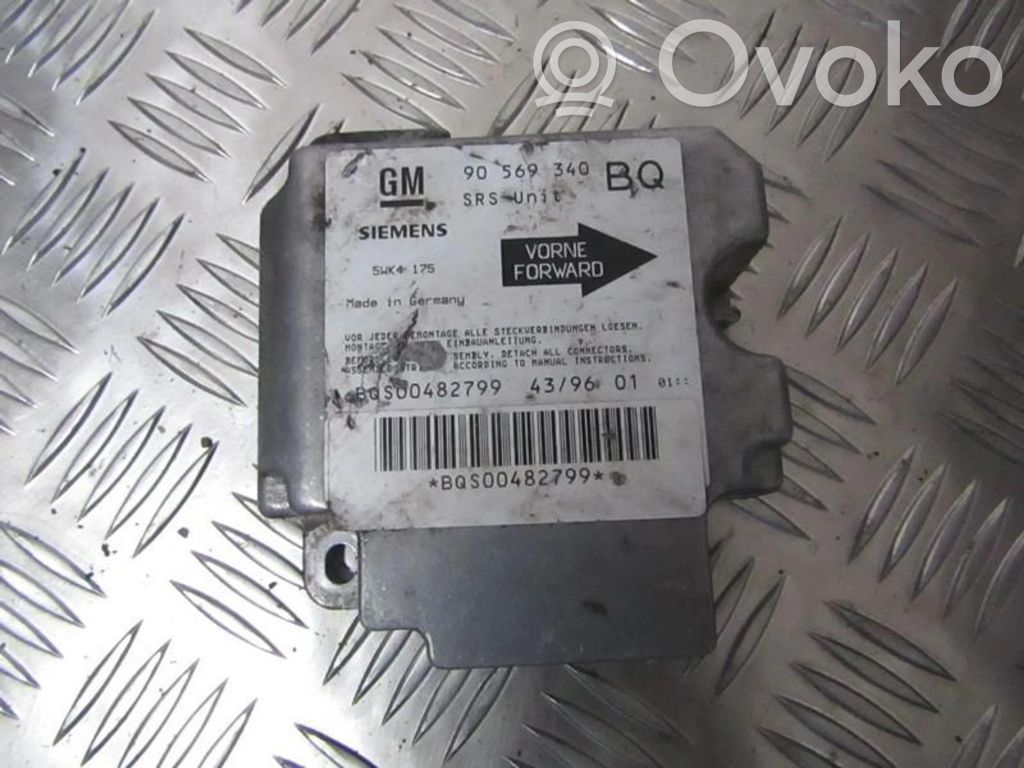 Opel Vectra B Centralina/modulo airbag 