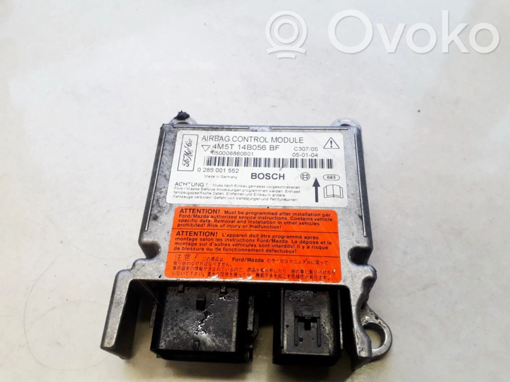 Airbag control unit/module   4M5T14B056BF,0285001552,0285001552,4M5T14B056BF,650008860801