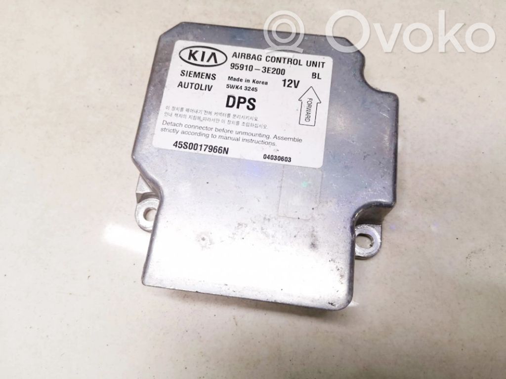 Module de contrôle airbag   959103E200,5WK43245,5WK43245,959103E200,959103E200