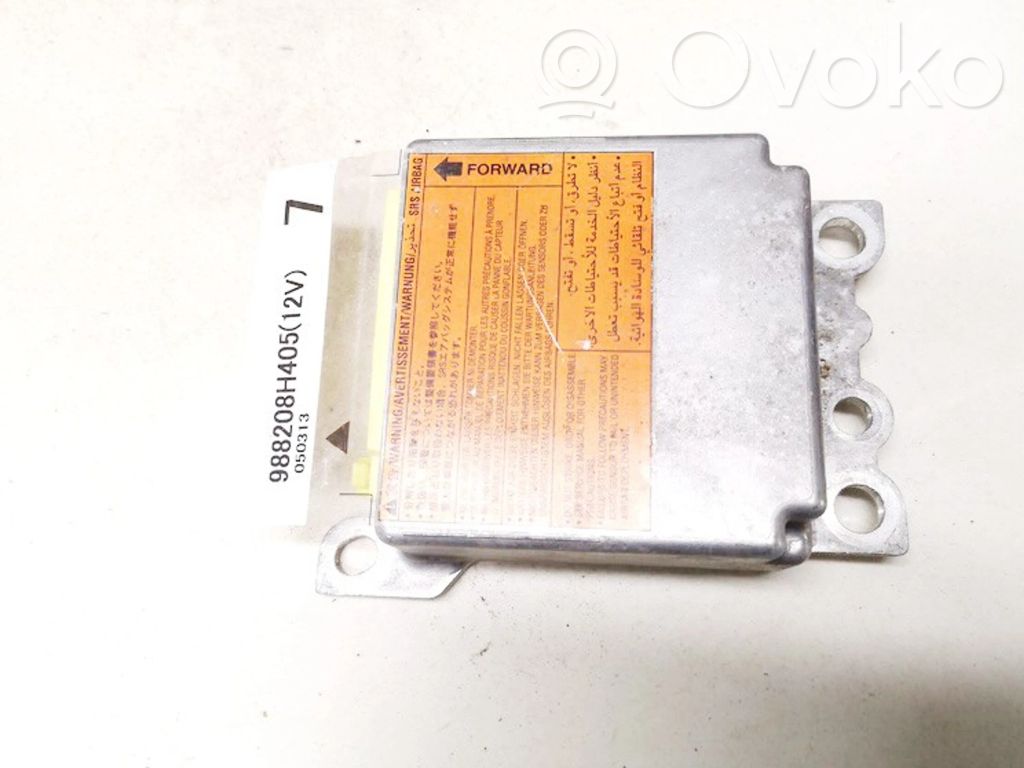 Nissan X-Trail T30 Centralina/modulo airbag 