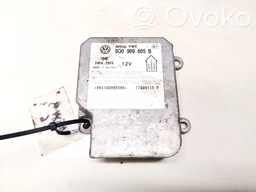 Centralina/modulo airbag   6Q0909605B,5WK42869,5WK42869,6Q0909605B
