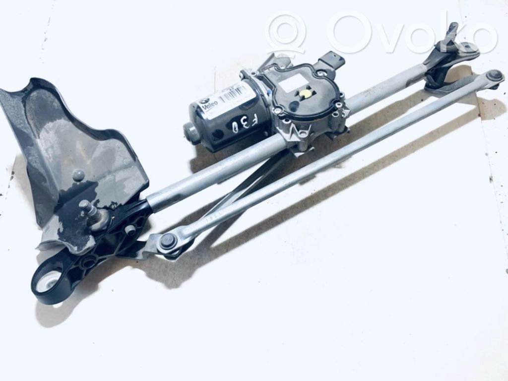 BMW 3 F30 F35 F31 Tringlerie et moteur d'essuie-glace avant 