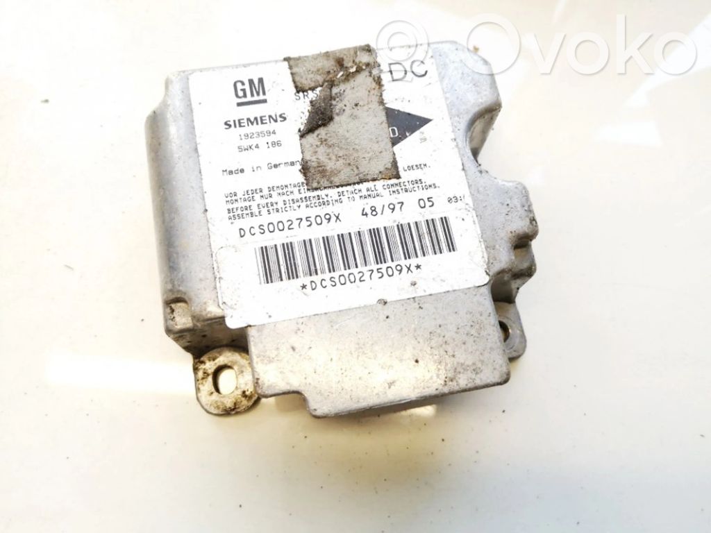 Opel Omega B1 Unidad de control/módulo del Airbag 