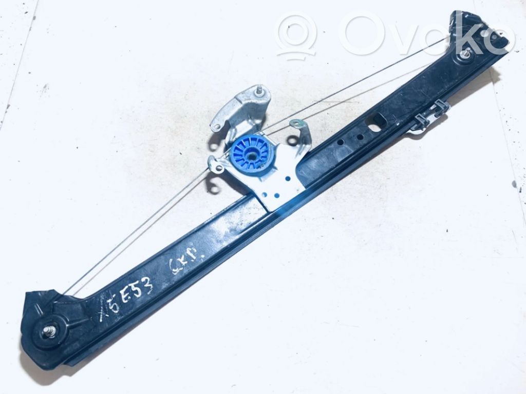 BMW X5 E53 Regulador con motor de la ventanilla de la puerta corredera 